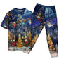 Loving Family Christmas Short Sleeve Pajamas Set For Winter Nights And Thoughtful Gifting