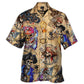 Skull Nautical Pirate Treasure Map Adventure Hawaiian Shirt Design Detail For Sunny Adventures And Casual Wear