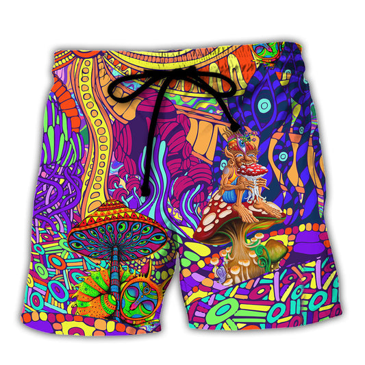 Hippie Colorful Beach Shorts For Casual Day Trips And Easy Warm Weather Wear