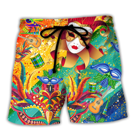 Carnival Happy Carnival Celebration Beach Shorts For Coastal Adventures And Resort Days