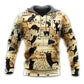 Black Cat Music Note Love Hoodie For Festival Outfits Music Events And Relaxed Daily Style