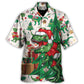 Dinosaur Rexmas Christmas Tree Fun Hawaiian Shirt For Poolside Relaxation And Sunny Getaways