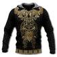 Yellow Viking Warrior Raven Symbol Hoodie For Norse Themed Outfits Weekend Travel And Relaxed Comfort