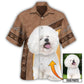 Dog Paw Various Custom Photo Personalized Hawaiian Shirt For Coastal Adventures And Warm Weather Wear