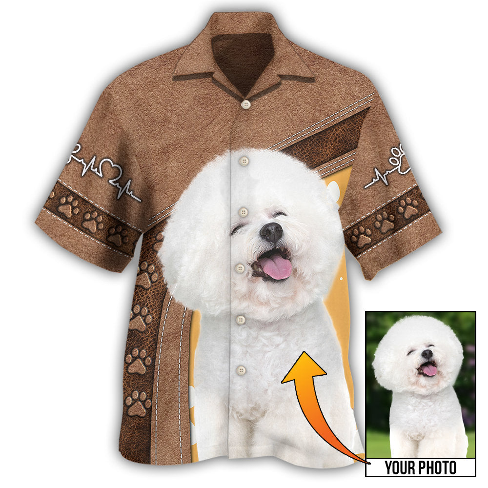 Dog Paw Various Custom Photo Personalized Hawaiian Shirt For Coastal Adventures And Warm Weather Wear