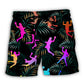 Colorful Tropical Handball Beach Shorts For Resort Getaways And Everyday Comfort