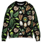 Dinosaur Abstract Pieces Black Sweater For Animal Lovers Casual Wear Holidays And Thoughtful Gifting