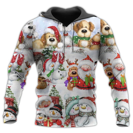 Snowman Winter Friends Holiday Hoodie For Holiday Vacations Winter Events And Everyday Comfort