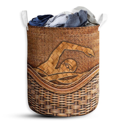 Small Size Swimming Laundry Basket For Bathroom Bedroom Storage