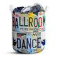 Ballroom Dance Live Love License Plate Laundry Basket For Room Home Organizer