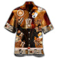 Funny Barista Coffee Hawaiian Shirt Button Front Artwork For Tropical Vacations