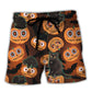Halloween Cat Beach Shorts For Island Getaways And Everyday Comfort