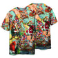 Santa Christmas Love Short Sleeve Pajamas Set For Christmas Sleepwear And Family Lounging