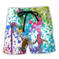 Colorful Basketball Beach Shorts For Holiday Cruises And Everyday Comfort