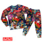 Santa Spreading Christmas Joy Long Sleeve Pajamas Set For Festive Sleepovers And Family Photos