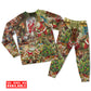 Santa Christmas Toy Workshop Long Sleeve Pajamas Set For Winter Nights And Thoughtful Gifting