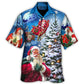 Christmas Santa Story Hawaiian Shirt For Poolside Relaxation And Sunny Getaways