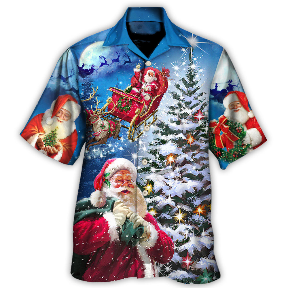 Christmas Santa Story Hawaiian Shirt For Poolside Relaxation And Sunny Getaways