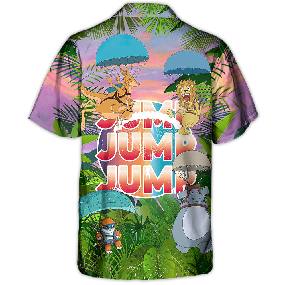 Parasailing Vacation Sport Hawaiian Shirt For Tropical Holidays, Outdoor Gatherings, And Everyday Comfort