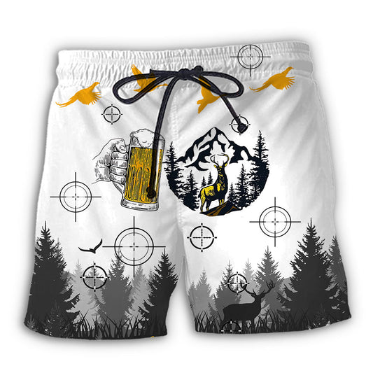 Beer Hunting Beach Shorts For Island Getaways And Comfortable Daily Use