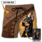 Dog Sweet Lover Personalized Photo Beach Shorts Design Detail For Casual Warm Weather Outfits