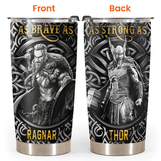 Viking Lover Brave Norse Warrior Norse Thunder 20 Oz Tumbler For Coffee Travel And Daily Drinks
