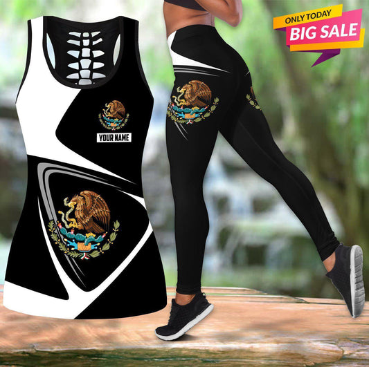 Mexican Pride Heritage Hollow Tank Top For Community Events And Positive Support
