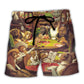 Casino Dog Poker Beach Shorts For Tropical Holidays And Lightweight Summer Style