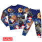 Santa And Christmas Gifts Long Sleeve Pajamas Set For Winter Nights And Thoughtful Gifting
