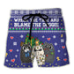 Cat Wreck The Tree Meowy Christmas Heart Beach Shorts For Seasonal Summer Travel