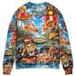 Funny Cat Pizza Sweater For Nature Inspired Fashion Events And Relaxed Everyday Comfort