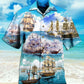 Sailing Sea Hawaiian Shirt For Coastal Adventures And Warm Weather Wear