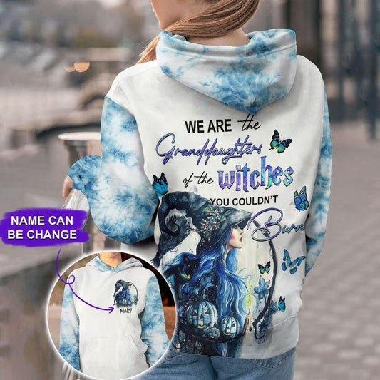 Witch Granddaughters Personalized Hoodie For Spooky Season Travel And Thoughtful Halloween Gifting