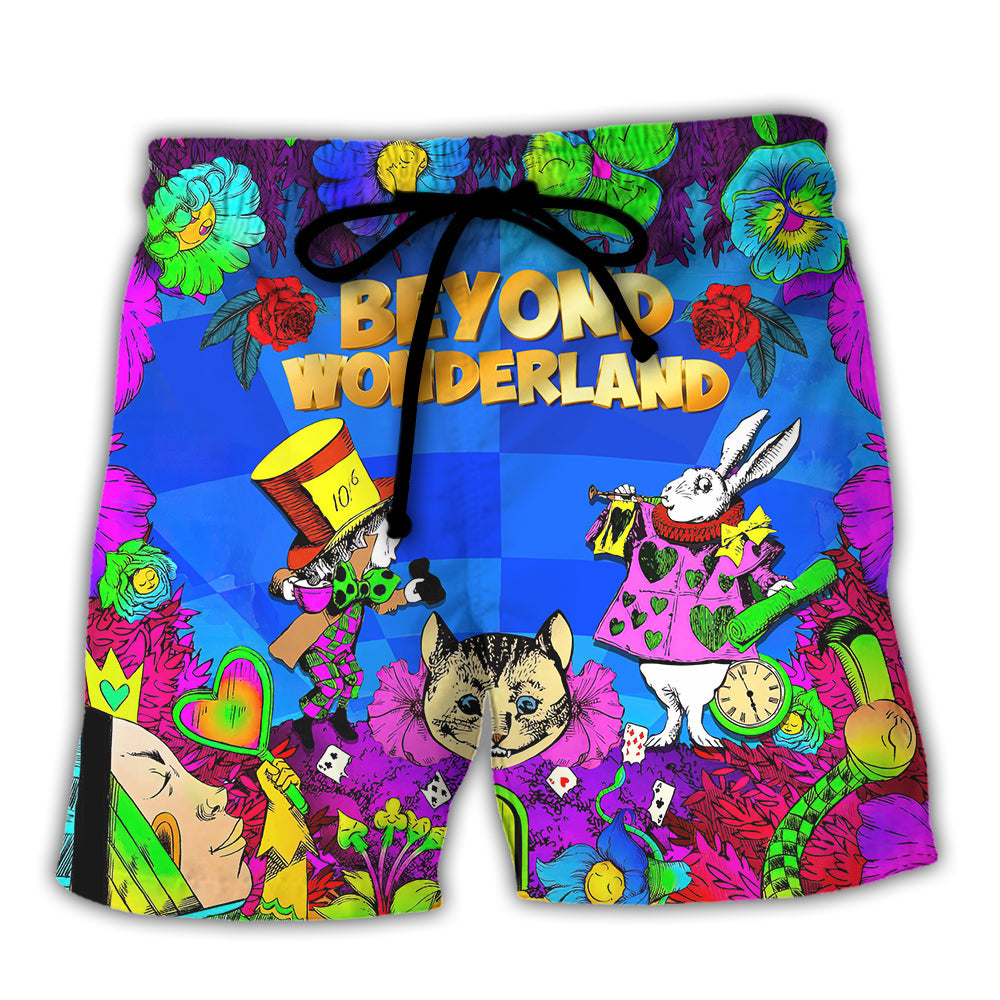 Colorful Music Festival Beach Shorts For Warm Weather Outings And Lightweight Summer Style