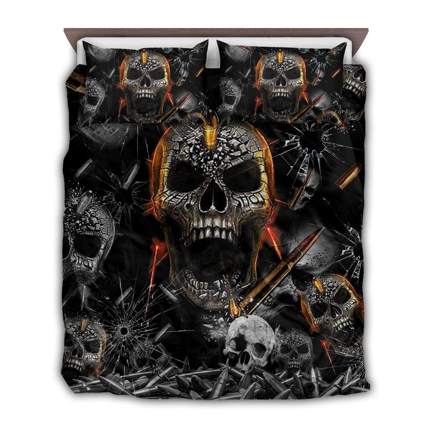 Skull Gothic Bedding Cover For Gothic Bedroom Decor