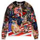 Cat Independence Day Fireworks Sweater For Animal Inspired Style Events And Comfortable Daily Wear