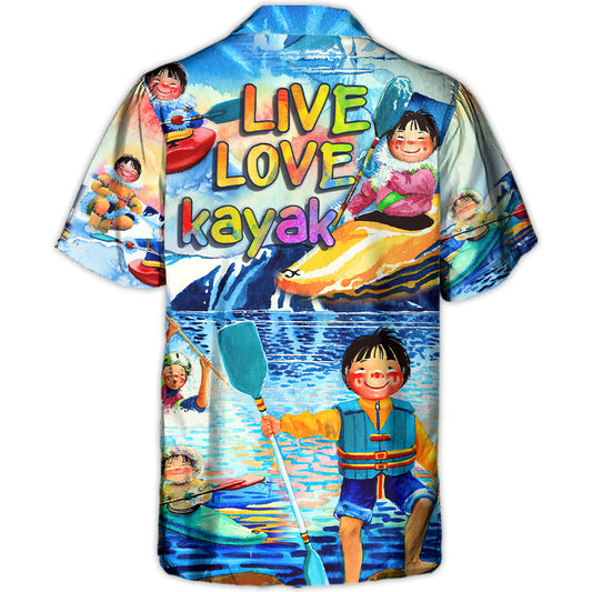 Funny Kayaking Weekend Humor Hawaiian Shirt For Sports Fans, Summer Outings, And Relaxed Vacation Wear