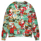 Christmas Santa Vacation Beach Joyful Sweater For Festive Events Weekend Outings And Comfortable Winter Style