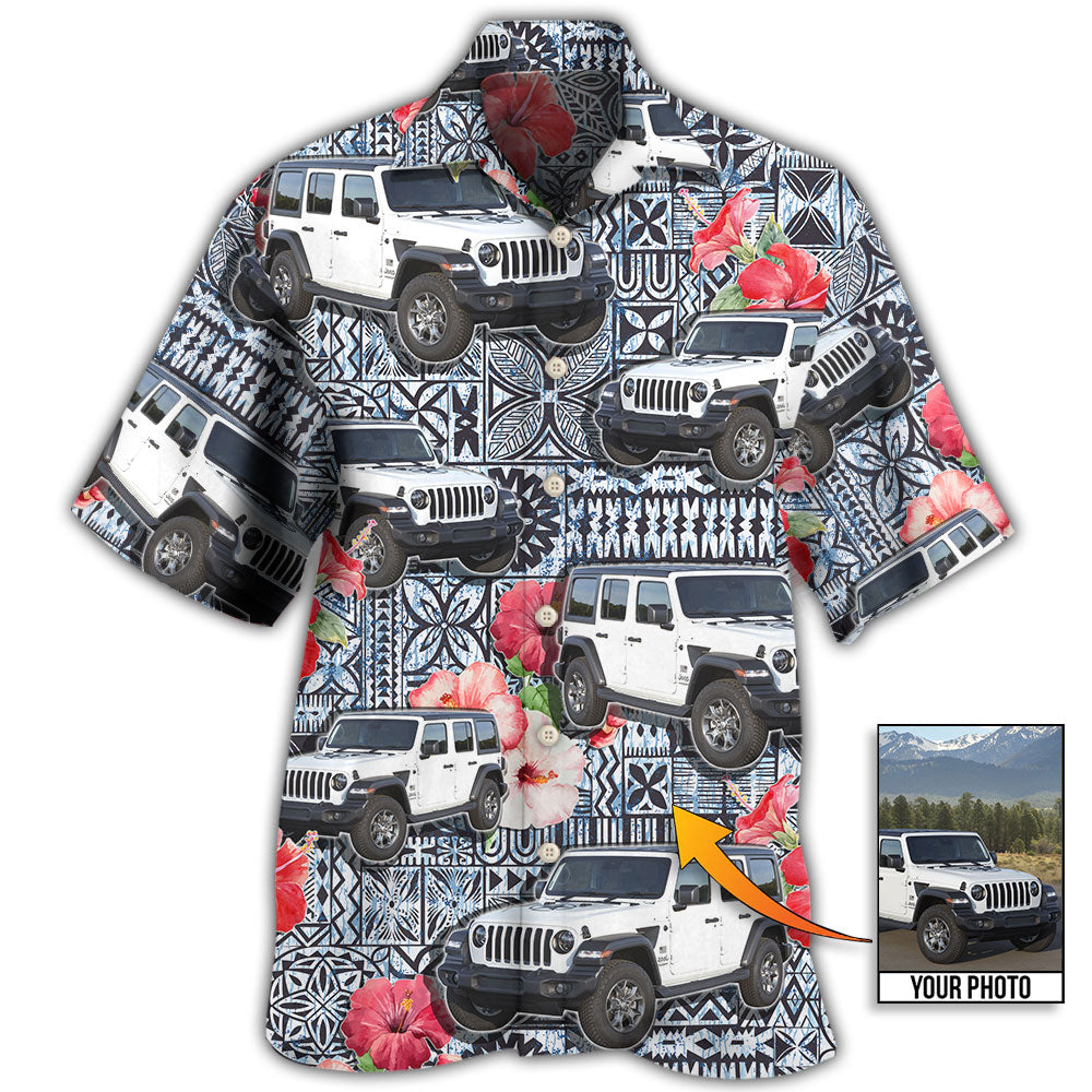 Car Various Custom Photo Hawaiian Shirt Pattern View For Lightweight Everyday Style