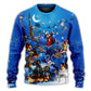 Christmas Skull Merry Xmas Sweater For Family Gatherings Winter Travel And Everyday Seasonal Comfort