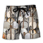 Banjo Music Beach Shorts For Tropical Holidays And Laid Back Styling