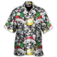 Cute Cat Meowy Christmas Hawaiian Shirt Artwork Detail For Tropical Trips And Casual Outings