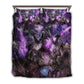 Skull Purple Dragon Love Life Bedding Cover For Fantasy Bedroom Decor