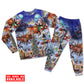 Santa Holiday Reindeer And Gifts Long Sleeve Pajamas Set For Christmas Mornings And Relaxed Lounging