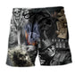 Skull Casino Video Gaming Beach Shorts For Resort Getaways And Leisure And Relaxation