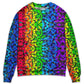 Rainbow Pride Colorful Butterfly Sweater For Festival Outfits Weekend Events And Comfortable Daily Wear