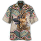 Creative German Shepherd Dog Hawaiian Shirt Artwork View For Resort Wear