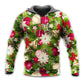 Floral Christmas Fir Tree Poinsettia Hoodie For Holiday Vacations Winter Events And Everyday Comfort