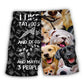 Tattoo Dog Lover Beach Shorts For Outdoor Adventures And Thoughtful Seasonal Gifts