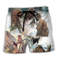Snow Mountain Hunting Beach Shorts For Tropical Holidays And Easy Warm Weather Wear